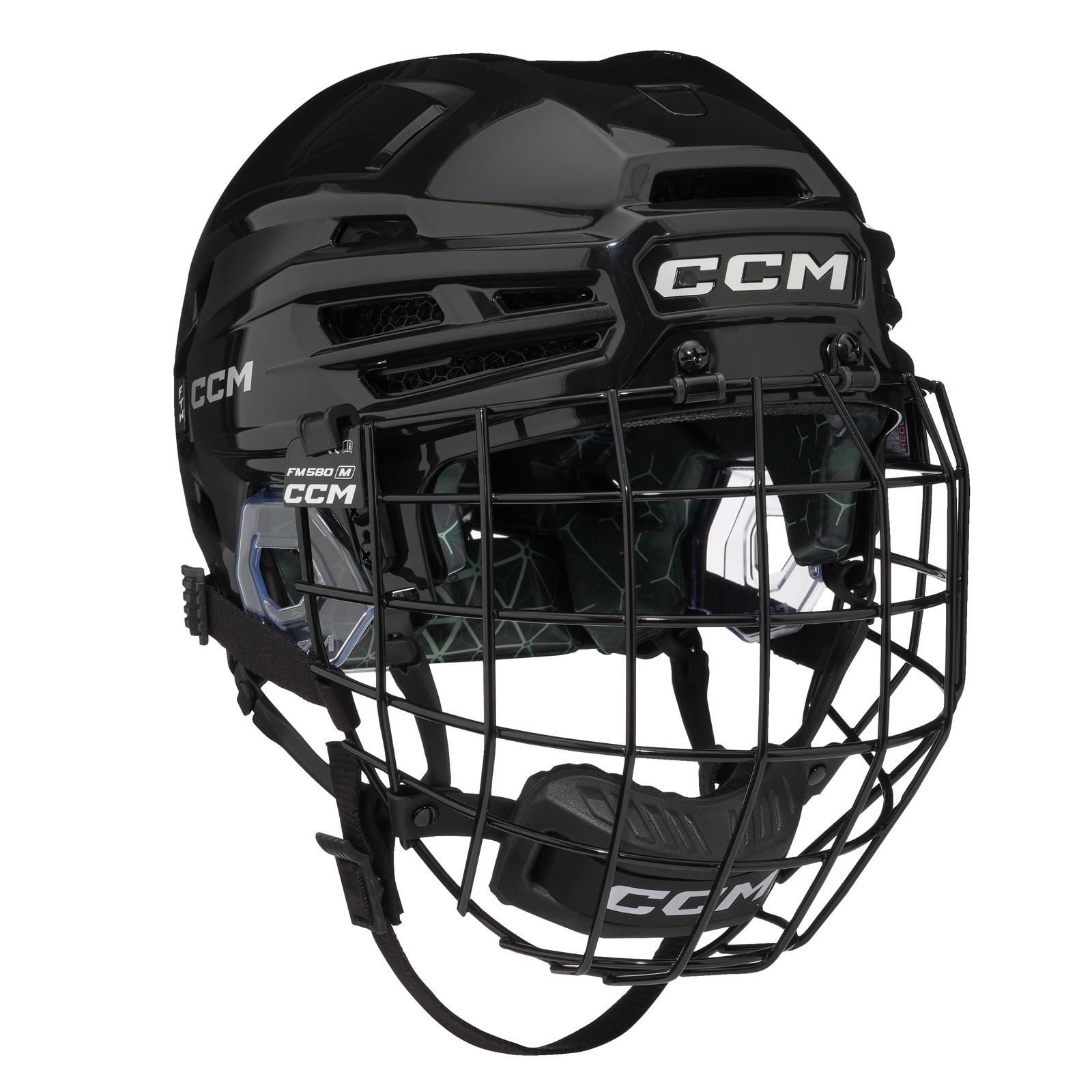 CCM Helm Gitter Combo FTW COMBO HELMET SR DGN M/L