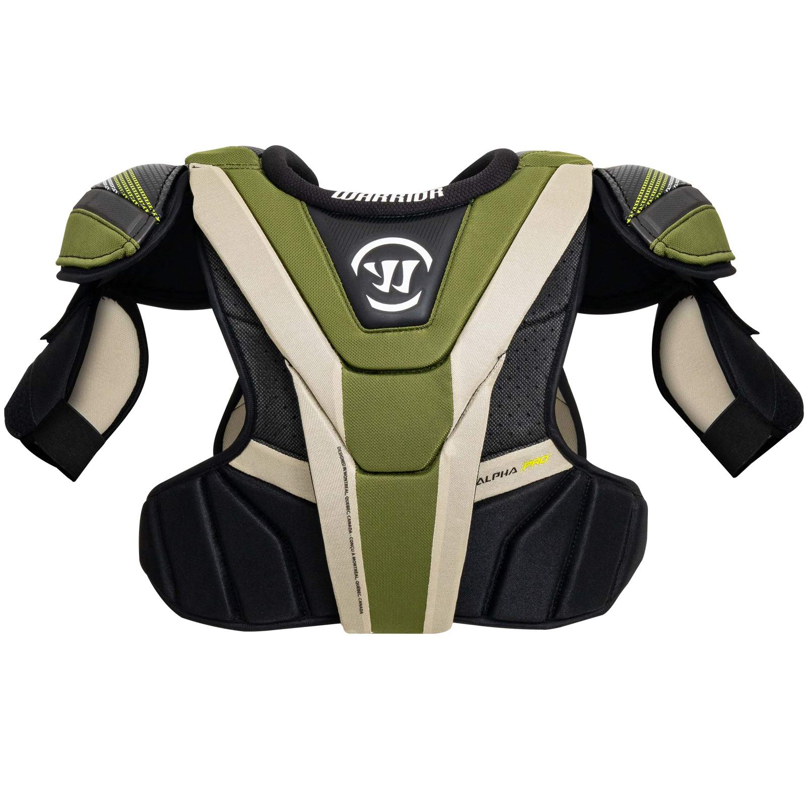 Warrior Senior Schutzausrüstung Alpha PRO Schulterschutz schwarz XS