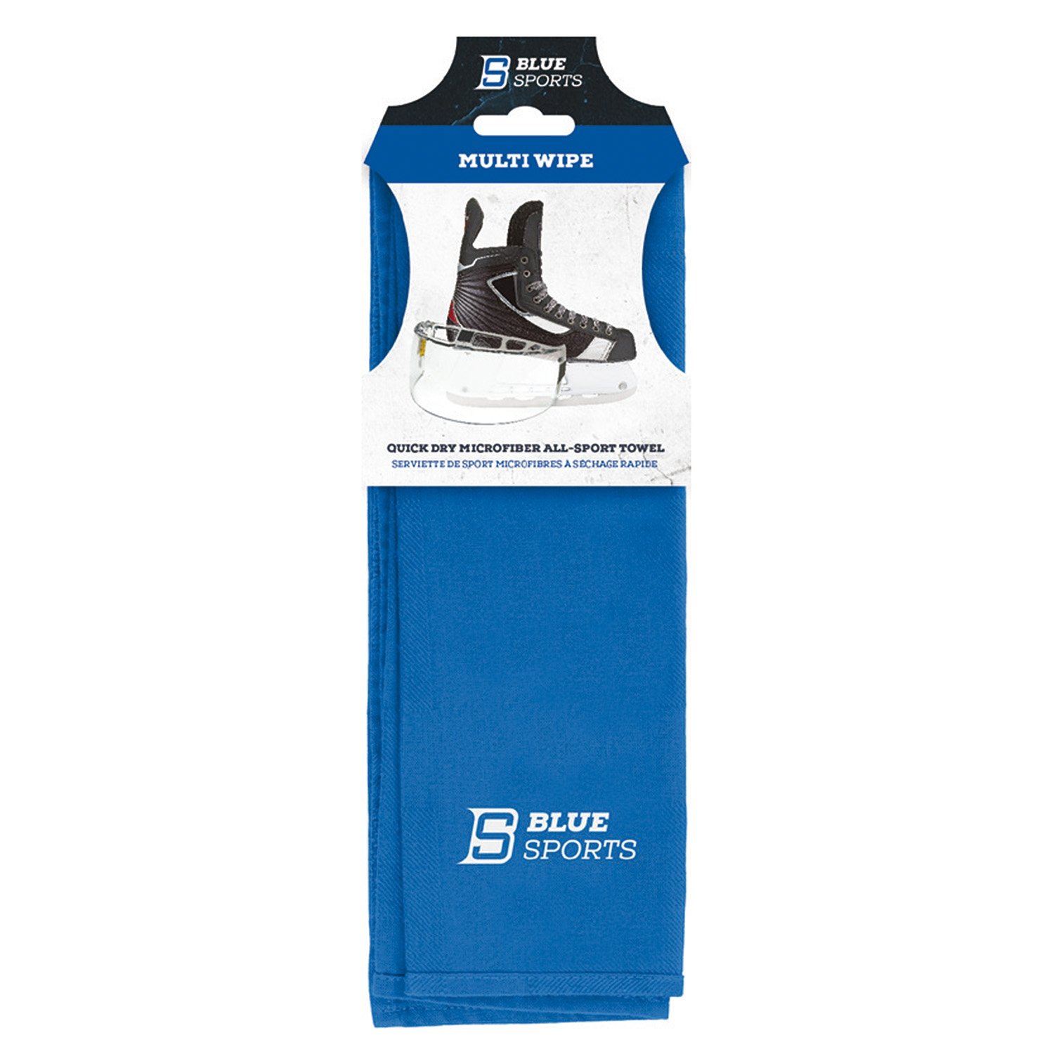 BLUE SPORTS Multi Wipe - schnelltrocknendes Mikrofasertuch blu – Stück
