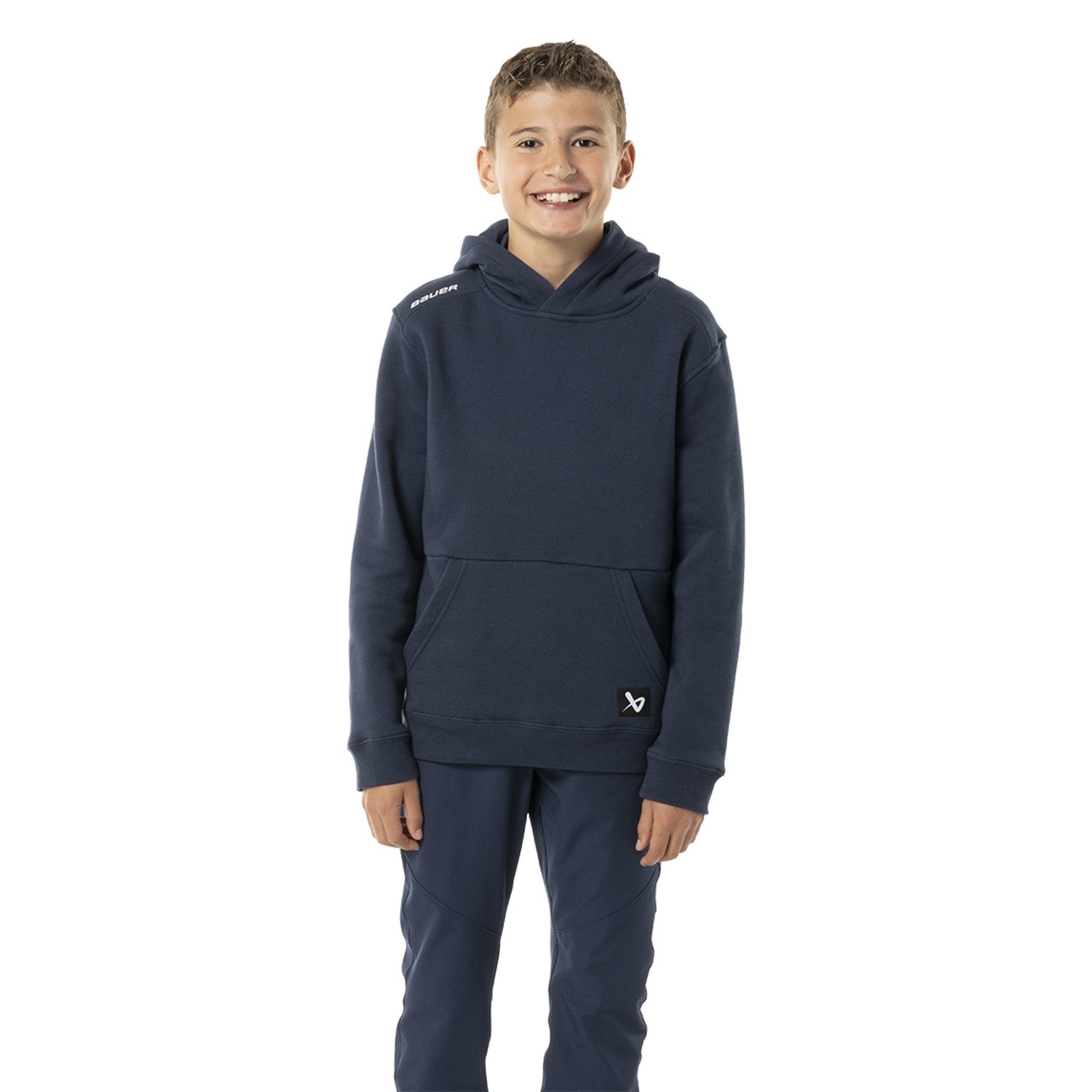 BAUER Team Hoodie Ultimate - marine - Yth. nav – XL