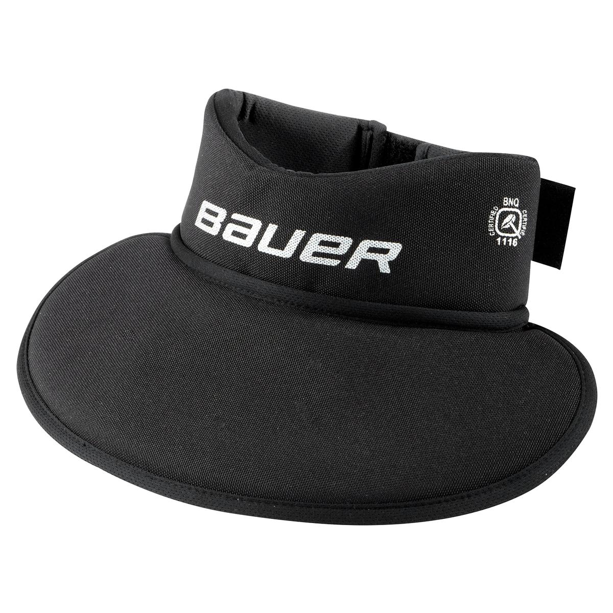 BAUER NG NLP8 Core Neckguard Bib - schwarz - Sr. blk – Stück