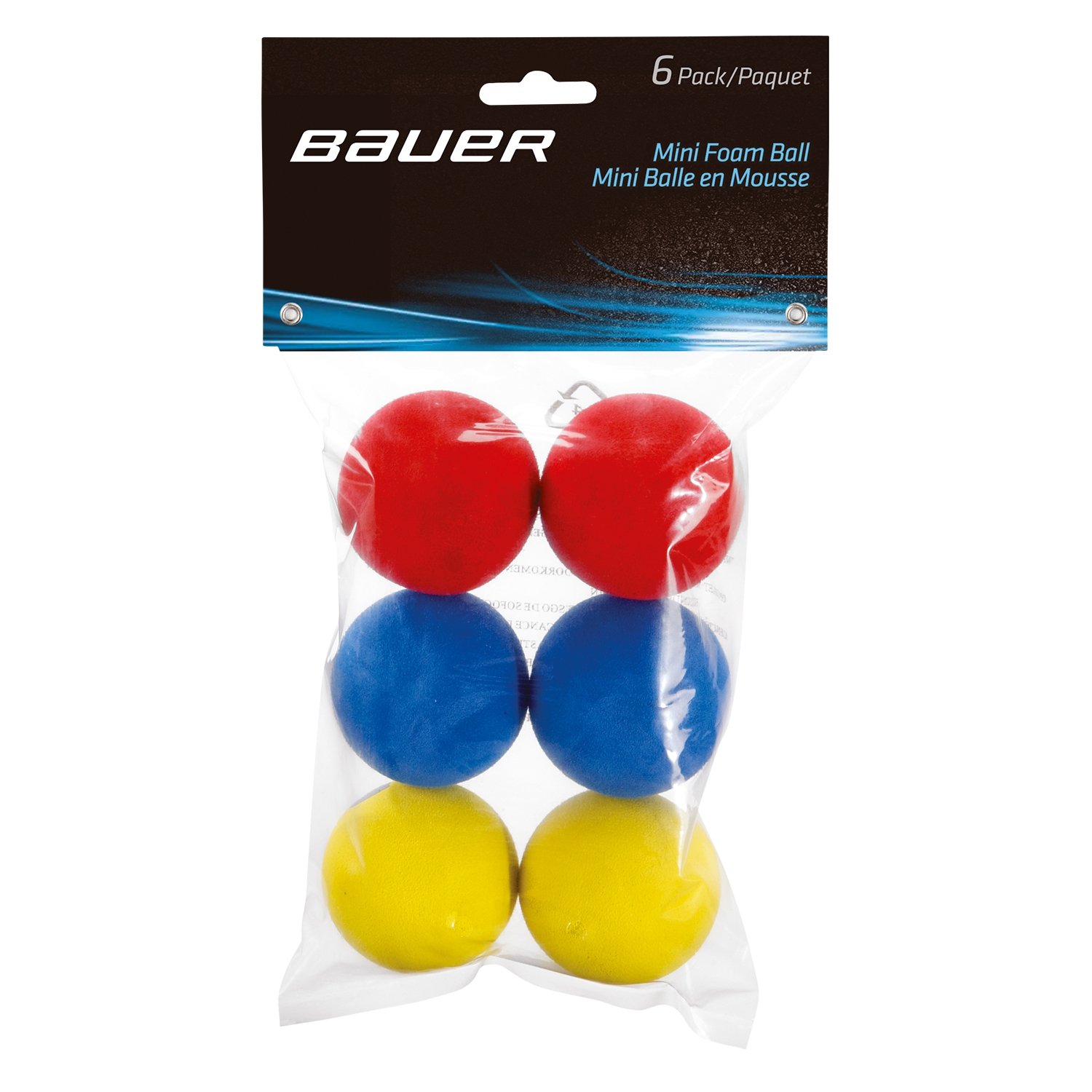BAUER Mini Schaum Ball - 6er Pack w/o – Pack