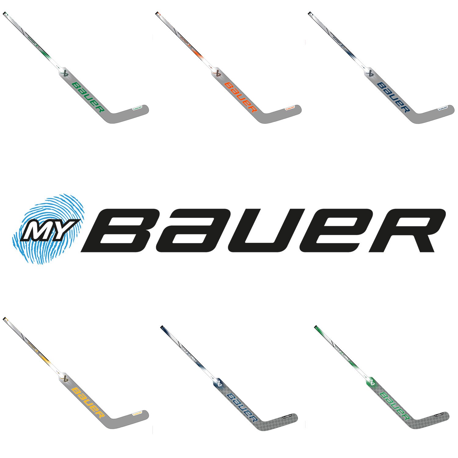 BAUER Torwart Schläger Comp. - Custom Made (12+ pcs) Hudacek Julius – RHT
