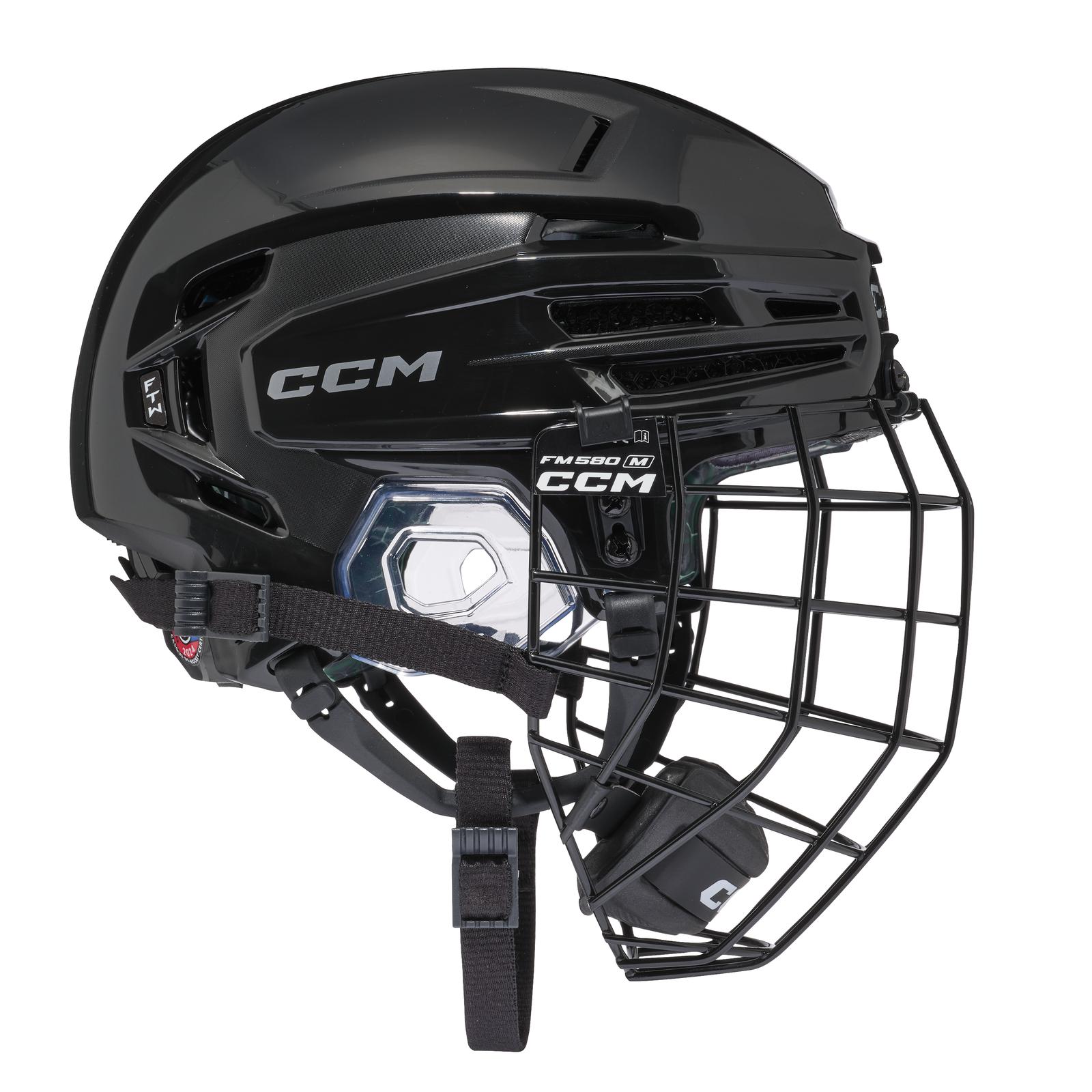 CCM Helm Gitter Combo FTW COMBO HELMET SR DGN M/L