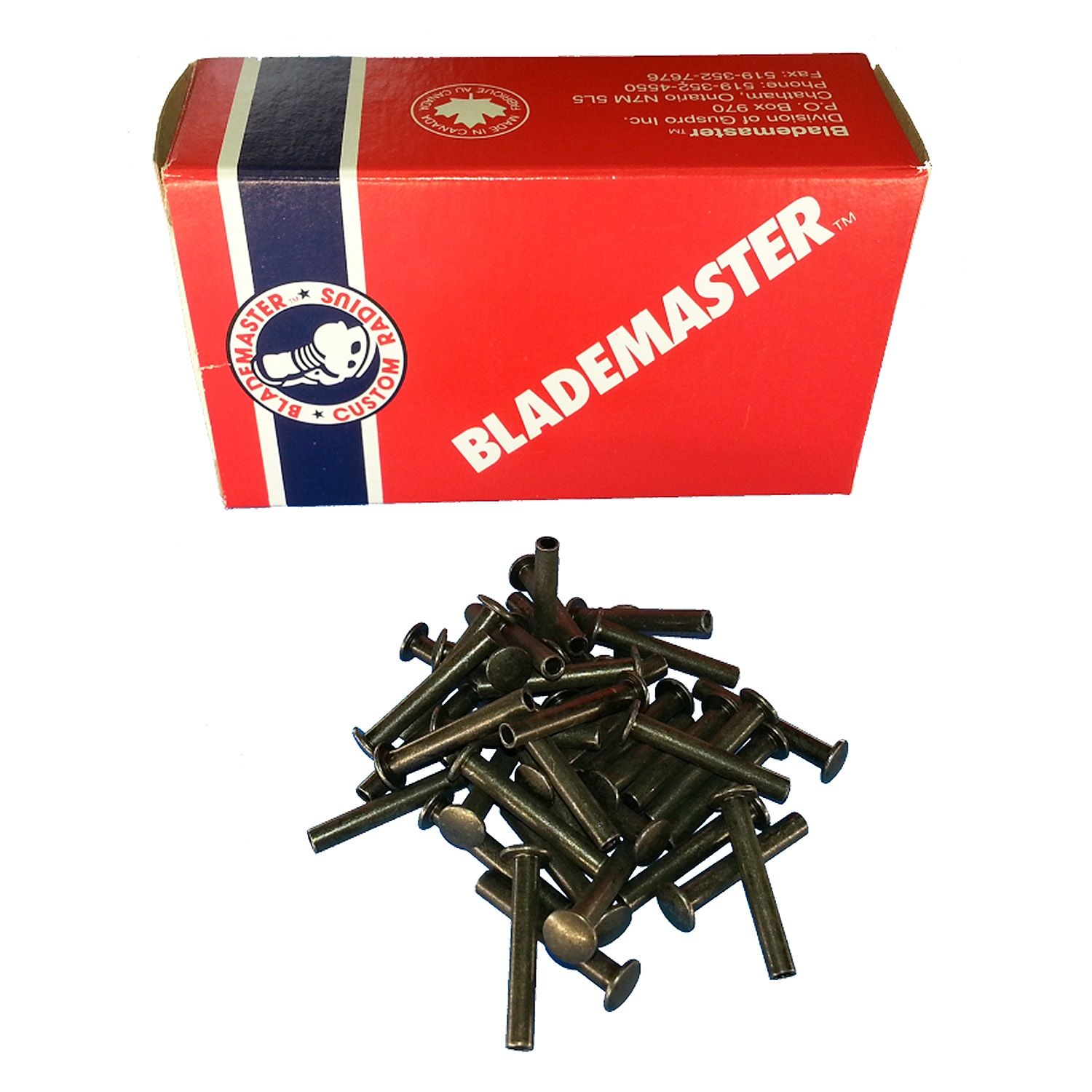 BLADEMASTER Stahl-Nieten 4/16"-6,3 mm - 250er Pack pack – 4/16"